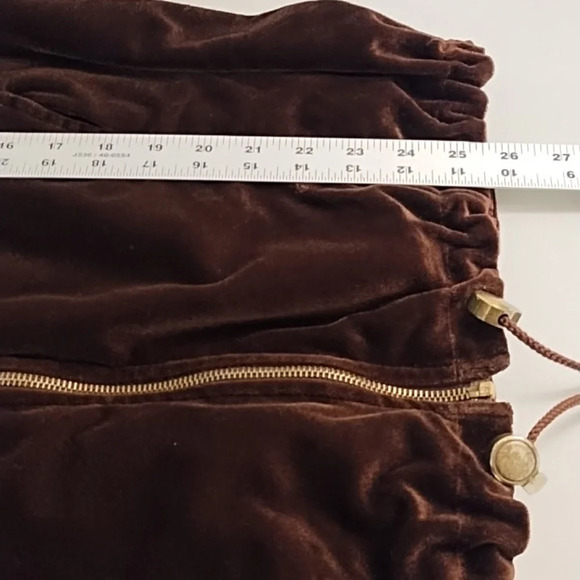 CS Signature Brown Velvet Reversible Hoodie Jacket Large - Picture 6 of 16